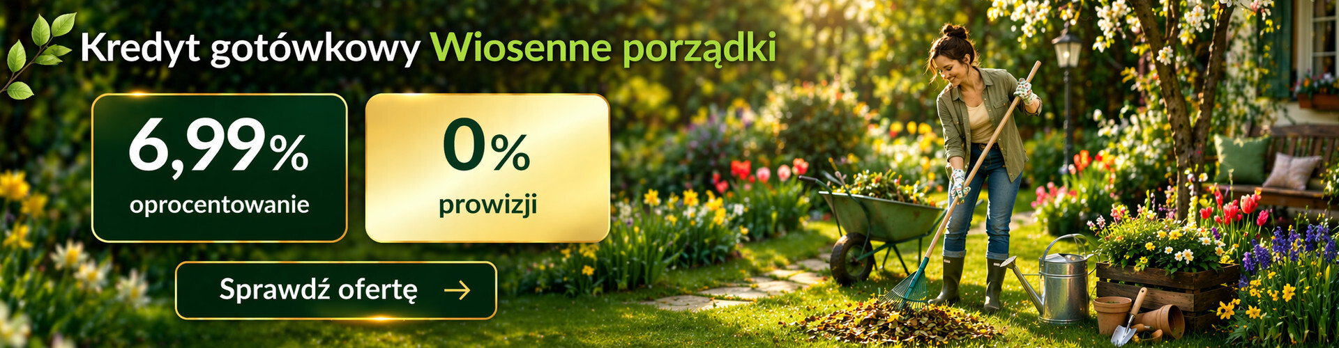 Kredyt gotówkowy Wiosenne porządki